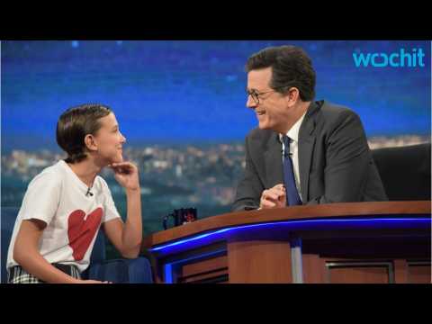 VIDEO : Stephen Colbert Spoofs 'Stranger Things' With Eleven