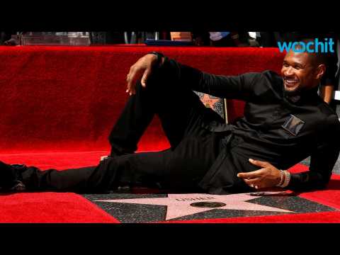 VIDEO : Usher Gets Walk-of-Fame Star