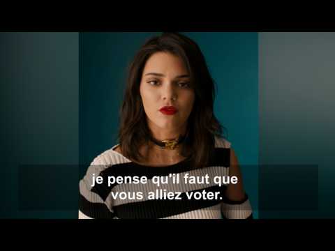 VIDEO : Leonardo Dicaprio, Kendall Jenner et Olivia Wilde se mobilisent pour l'élection présidentiel