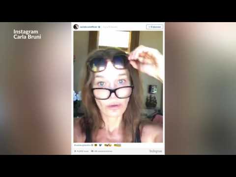 VIDEO : Carla Bruni a-t-elle craqu sur Instagram? 