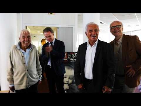 VIDEO : ?Le Magnifique? : Jean-Paul Belmondo en visite à Match