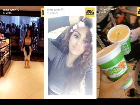 VIDEO : Samantha se pavane dans les rues de Manchester sur Snapchat