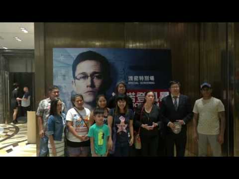 VIDEO : Edward Snowden film premieres in Hong Kong