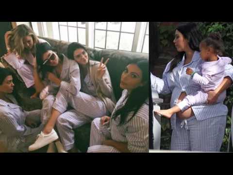VIDEO : Inside Kim Kardashians Baby Shower Pyjama Party