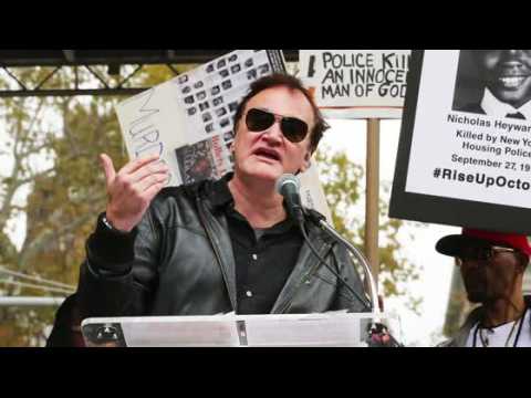VIDEO : NYPD Union Urges for Boycott of Quentin Tarantino Films