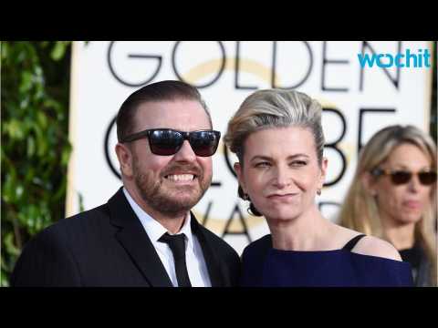VIDEO : Ricky Gervais Returning to Host 2016 Golden Globes