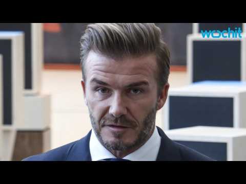VIDEO : David Beckham Has New Tattoos Designed by His Children