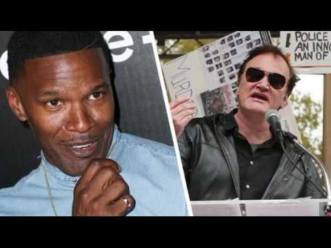 VIDEO : Jamie Foxx encourage Quentin Tarantino  continuer  dire la vrit