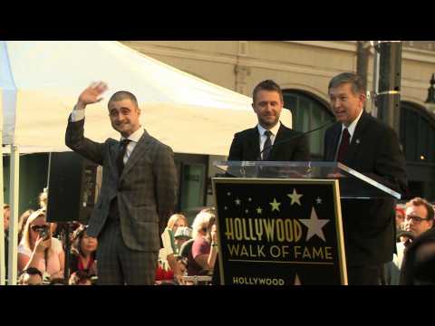 VIDEO : Daniel Radcliffe : enfin son toile sur le Hollywood Walk of Fame !