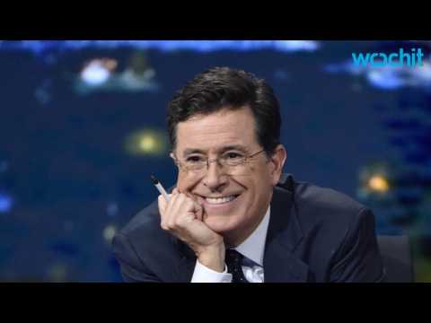 VIDEO : Stephen Colbert Jokes Around With Baby Hitler Question