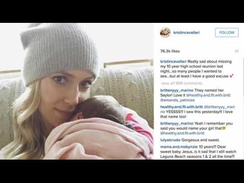VIDEO : Kristin Cavallari Shares Photo of Baby Girl Saylor