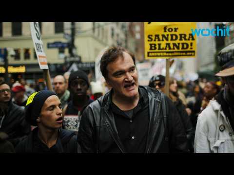 VIDEO : Quentin Tarantino Remains Defiant Against Police Unions
