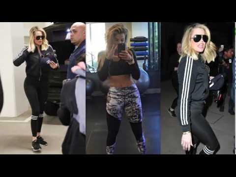VIDEO : Khloe Kardashian retourne  la gym aprs un mois de cong