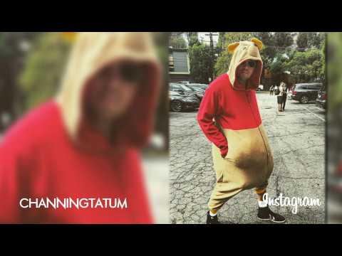 VIDEO : Channing Tatum dresses up as Winnie the Pooh