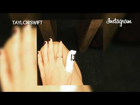 VIDEO : Taylor Swift injures thumb in kitchen accident