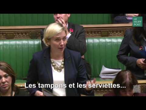 "Taxe tampon": Cette députée britannique se bat à sa façon contre le tabou des règles
