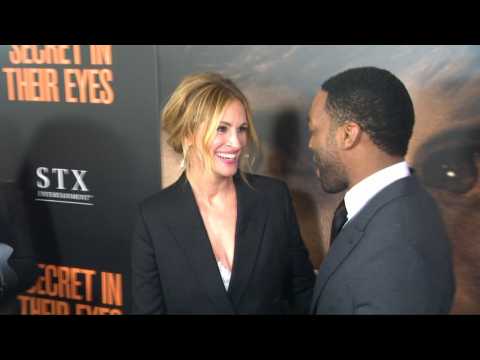 VIDEO : Julia Roberts, Chiwetel Ejiofor At 'Secret In Their Eyes' Premiere