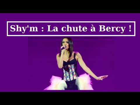 VIDEO : Shy'm assure son concert  Bercy (quasi vide) et fait une chute