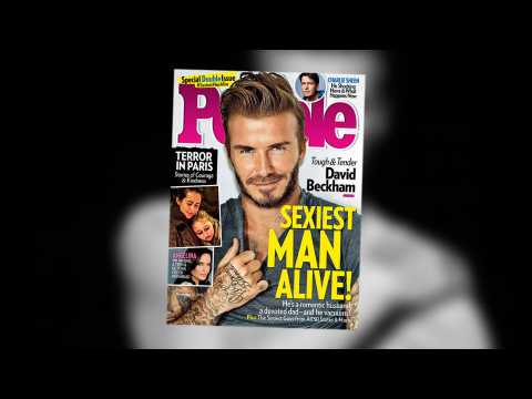 VIDEO : David Beckham named 2015?s Sexiest Man Alive