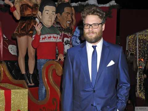 VIDEO : Exclu vido : Seth Rogen fte dj Nol  l?avant-premire de son dernier film !