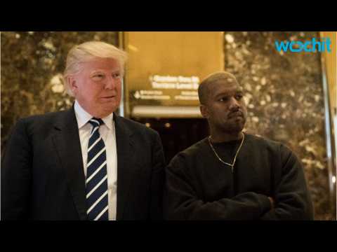 VIDEO : Kanye West Visits The Trump Tower