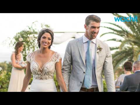 VIDEO : Michael Phelps & Nicole Johnson Re-Celebrate Marriage With The New Year