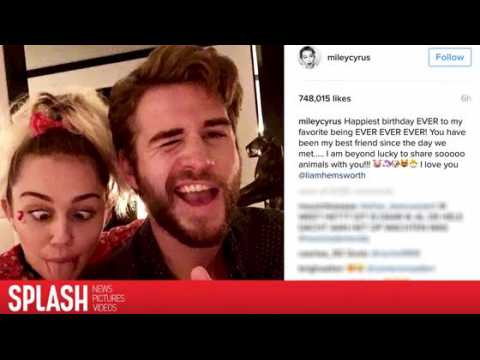 VIDEO : Miley Cyrus Wishes Liam Hemsworth a Loving Birthday
