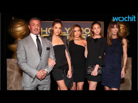 VIDEO : Sylvester Stallone's Daughters Make Golden Globe History