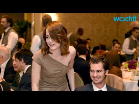 VIDEO : Emma Stone And Andrew Garfield Run Into Each Other At AFI Awards