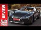 Lexus LC Coupe review: striking GT car is full of tech