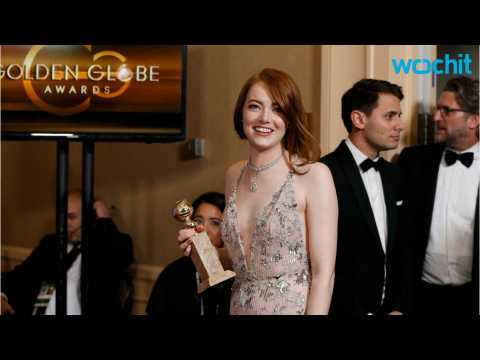 VIDEO : Emma Stone's Amazing Golden Globe Night: From Freaking Out Over Ex Andrew Garfield's Kiss to