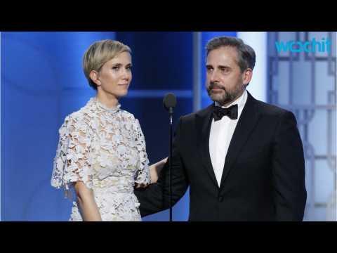 VIDEO : Steve Carrell And Kristen Wiig Have Best Golden Globes Moment