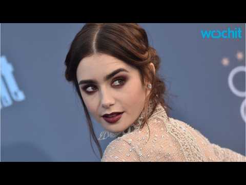VIDEO : Lily Collins Shared Pictures From Golden Globes Dress Fitting