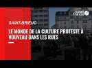 Le monde de la culture défile dans les rues de Saint-Brieuc
