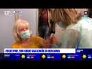 Jocelyne a été la 100 000ème personne à se faire vacciner à Gerland