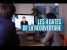 Les 4 dates de la réouverture