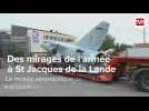 Deux anciens mirages de l'armée de l'air sont arrivés à Saint-Jacques de la Lande