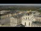 Château de Versailles: survol de la chapelle royale tout juste restaurée