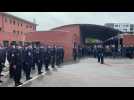 Hommage aux policiers morts pour la France au commissariat de Lens
