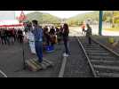 Aveyron : 150 manifestants à Viviez pour défendre le fret ferroviaire public