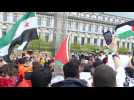 Rassemblement en soutien aux Palestiniens à Liège