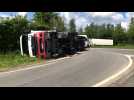 Camion renversé à therouanne