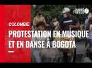 VIDÉO. Colombie : protestation en musique et en danse à Bogota