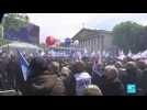France : au rassemblement des policiers devant l'Assemblée, la justice ciblée