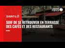 VIDÉO. Les Saint-Lois retrouvent les terrasses des cafés et restaurants