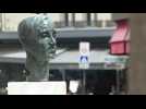 Paris: inauguration d'un buste de Charles Aznavour près de l'Odéon