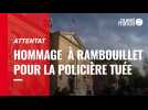VIDÉO. Attentat : Rambouillet a rendu hommage à Stéphanie, la policière tuée