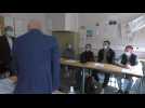 Laurent Pietraszewski en campagne à la Mission locale de Denain