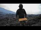 Un four de lave pour cuire sa pizza