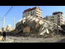 Destructions au lendemain de frappes israéliennes continues sur Gaza